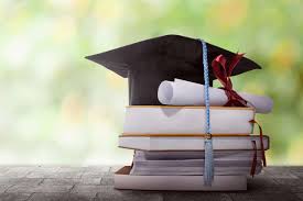 books and graduation cap